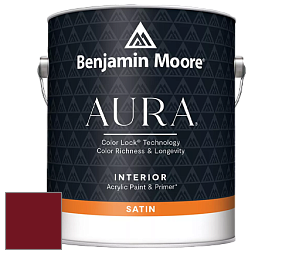 Benjamin Moore Aura 526 Waterborne Interior Satin Finish покрытие цвет RAL 3032 