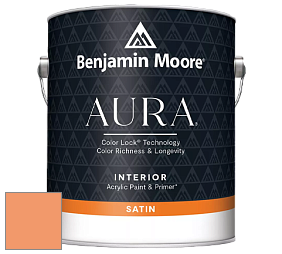 Benjamin Moore Aura 526 Waterborne Interior Satin Finish покрытие цвет NCS S 1050-Y50R 