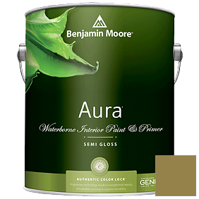 Краска Aura Waterborne Interior Semi-gloss Finish (528) цвет 2149-20 G.I. Green