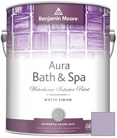 Краска Benjamin Moore Aura Bath & Spa Interior Paint Matte Finish (532) цвет 2072-50 Lavender Lipstick