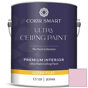 Краска COLOR SMART CS 758 ULTRA CEILING PAINT ультраматовая краска цвет 2080-60 Posy Pink