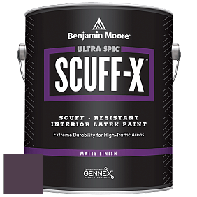 Benjamin Moore 484 Ultra Spec SCUFF-X Interior Matte Finish краска цвет NCS S 7020-R40B 