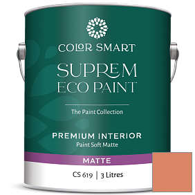 Краска COLOR SMART CS 619 SUPREM ECO PAINT матовая краска цвет 069 Golden Cherry