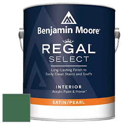 Benjamin Moore 550 Regal Select Waterborne Interior Pearl Finish краска цвет 2038-10 Celtic Green
