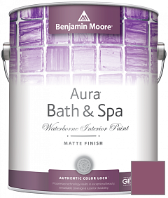 Краска Benjamin Moore Aura Bath & Spa Interior Paint Matte Finish (532) цвет 1364 Vintage Claret