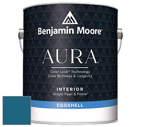 Benjamin Moore Aura 524 Waterborne Interior Eggshell Finish краска цвет 2059-20 Caribbean Azure