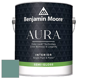 Benjamin Moore Aura 528 Waterborne Interior Semi-gloss Finish краска цвет NCS S 4020-B70G 