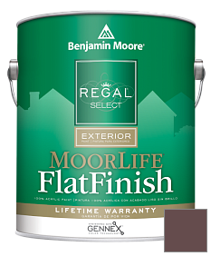 Краска Regal Select Exterior Paint-MoorLife Flat Finish (W105) цвет HC-64 BM HC-64