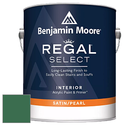 Benjamin Moore 550 Regal Select Waterborne Interior Pearl Finish краска цвет 2040-20 Green Meadows