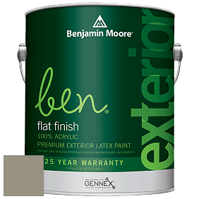 Benjamin Moore Ben 541 Waterborne Exterior Flat Finish краска цвет HC-107 BM HC-107