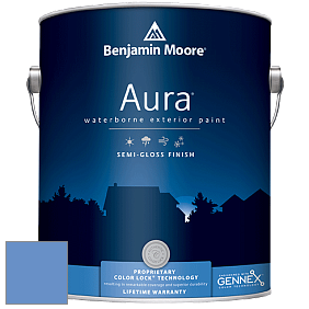 Benjamin Moore Aura 632 Waterborne Exterior Semi-Gloss Finish краска цвет 2067-40 Blue Lapis
