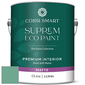 COLOR SMART CS 619 SUPREM ECO PAINT матовая краска цвет 2040-40 Summer Basket Green
