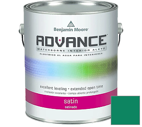 Краска Benjamin Moore 792. Advance Interior Paint-Satin эмаль цвет 2045-20 Lawn Green