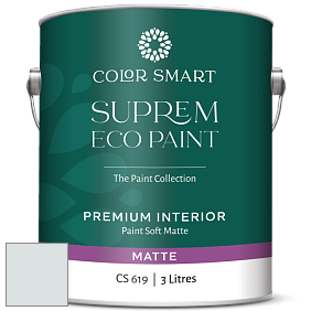 COLOR SMART CS 619 SUPREM ECO PAINT матовая краска цвет 2127-70 Cascade White