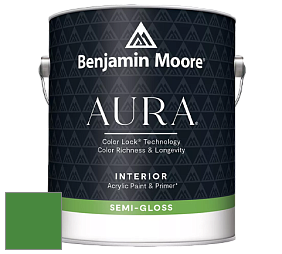 Benjamin Moore Aura 528 Waterborne Interior Semi-gloss Finish краска цвет NCS S 2570-G20Y 