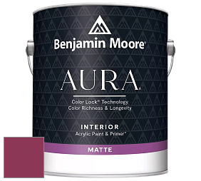 Benjamin Moore Aura 522 Interior Paint - Matte краска цвет 2077-10 Magenta