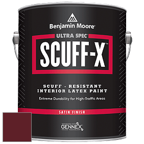 Benjamin Moore 486 Ultra Spec SCUFF-X Interior Satin Finish краска цвет RAL 3005 