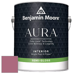 Benjamin Moore Aura 528 Waterborne Interior Semi-gloss Finish краска цвет NCS S 3040-R20B 