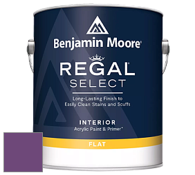 Benjamin Moore 547 Regal Select Waterborne Interior Flat Finish краска цвет NCS S 4050-R50B 