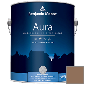 Краска Aura Waterborne Exterior Semi-Gloss Finish (632) цвет 1085 Vero Beach Tan