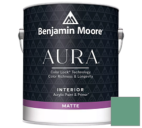 Краска Benjamin Moore Aura Interior Paint - Matte (522) цвет 622 Alpine Trail