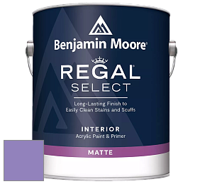 Benjamin Moore 548 IRegal Select Interior Paint - Matte краска цвет 2071-40 Crocus Petal Purple