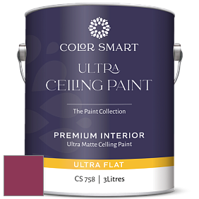 COLOR SMART CS 758 ULTRA CEILING PAINT ультраматовая краска цвет 2077-10 Magenta