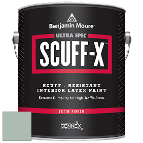 Benjamin Moore 486 Ultra Spec SCUFF-X Interior Satin Finish краска цвет 703 Catalina Blue
