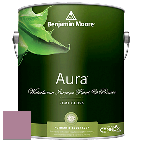 Benjamin Moore Aura 528 Waterborne Interior Semi-gloss Finish краска цвет NCS S 3030-R30B 