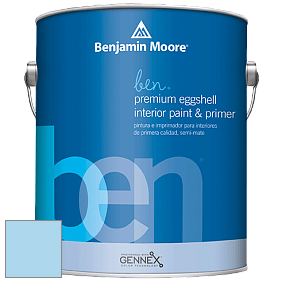 Benjamin Moore Ben W626 Premium Interior Latex Eggshell краска цвет 2064-60 Bluebelle