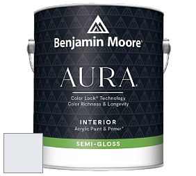 Benjamin Moore Aura 528 Waterborne Interior Semi-gloss Finish краска цвет NCS S 0603-R80B 