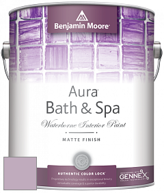 Benjamin Moore Aura 532 Bath & Spa Waterborne Interior Paint Matte Finish краска цвет NCS S 2020-R40B 