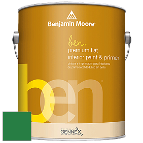 Benjamin Moore Ben W625 Premium Interior Latex Flat краска цвет NCS S 3065-G10Y 