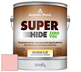 Benjamin Moore 355 Super Hide Zero Voc Interior Flat краска цвет 1303 Smashing Pink
