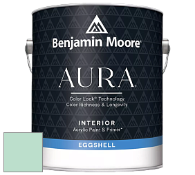 Benjamin Moore Aura 524 Waterborne Interior Eggshell Finish краска цвет 584 St. John's Bay