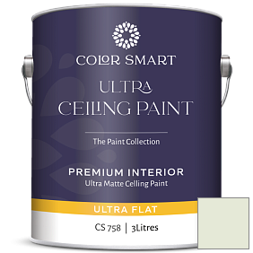 Краска COLOR SMART CS 758 ULTRA CEILING PAINT ультраматовая краска цвет 853 Green Essence