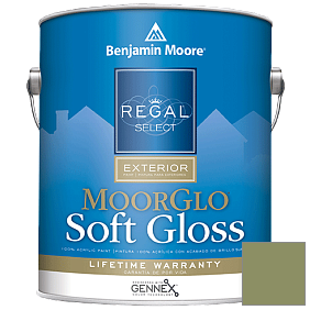 Краска Regal Select Exterior Paint-Moor GloSoft Gloss Finish (W096) цвет 433 Forest Hills Green