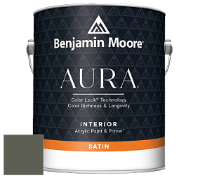 Benjamin Moore Aura 526 Waterborne Interior Satin Finish покрытие цвет 462 Vintage Vogue