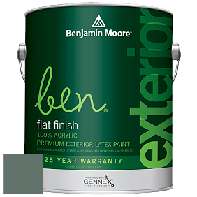 Benjamin Moore Ben 541 Waterborne Exterior Flat Finish краска цвет AC-21 BM AC-21
