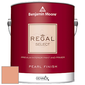 Benjamin Moore 550 Regal Select Waterborne Interior Pearl Finish краска цвет 2168-40 Peachland