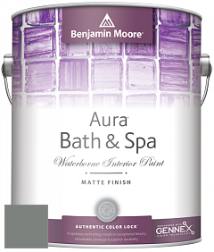 Benjamin Moore Aura 532 Bath & Spa Waterborne Interior Paint Matte Finish краска цвет NCS S 5502-G 
