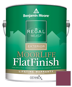 Краска Regal Select Exterior Paint-MoorLife Flat Finish (W105) цвет 2076-10 Crushed Velvet