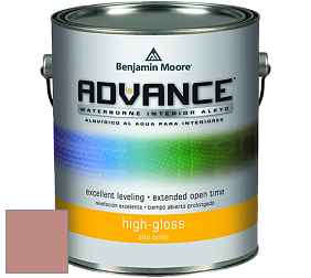 Benjamin Moore 794 Advance Interior Paint-High Gloss глянцевая алкидная эмаль цвет 2173-40 Antique Rose
