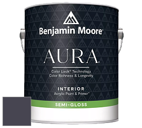 Benjamin Moore Aura 528 Waterborne Interior Semi-gloss Finish краска цвет 2069-10 Deep Mulberry