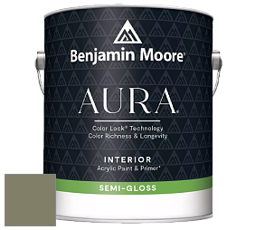Benjamin Moore Aura 528 Waterborne Interior Semi-gloss Finish краска цвет RAL 7002 