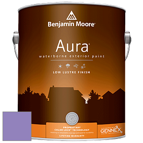 Benjamin Moore Aura 634 Waterborne Exterior Low Lustre Finish краска цвет 2071-40 Crocus Petal Purple
