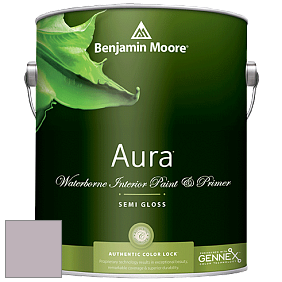 Benjamin Moore Aura 528 Waterborne Interior Semi-gloss Finish краска цвет AF-615 