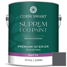 Краска COLOR SMART CS 619 SUPREM ECO PAINT матовая краска цвет 1609 Temptation