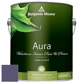 Benjamin Moore Aura 528 Waterborne Interior Semi-gloss Finish краска цвет 2070-30 Dark Lilac