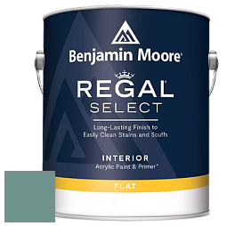 Benjamin Moore 547 Regal Select Waterborne Interior Flat Finish краска цвет NCS S 4020-B70G 
